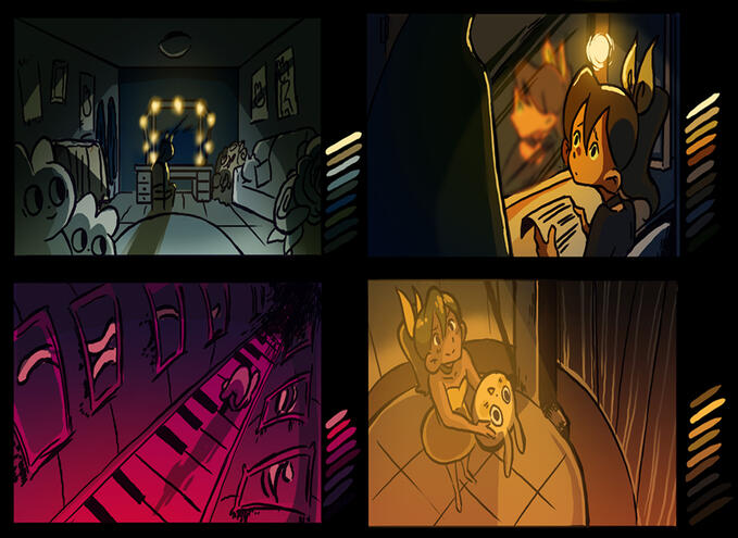 Colour Key Concept