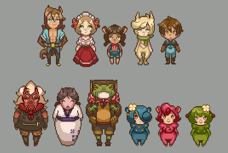 Folklore - Character Sprites