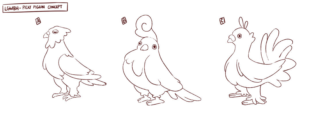 LGWBH - Picky Pigeon - Concept